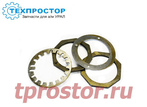 0000 Комплект гаек ступичных (из 4 шт) АЗ УРАЛ-РАСПРОДАЖА