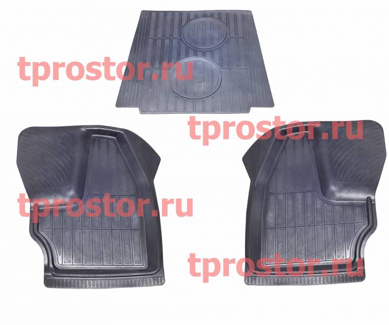 0000 Коврик пола УРАЛ-NEXT из 3-х штук