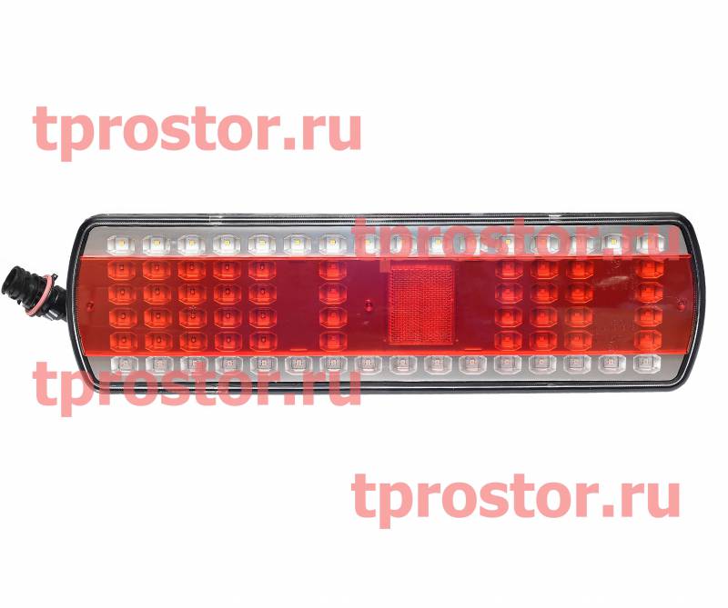 112.08.69-03 Фонарь задний левый LED, со жгутом (разъем 6 контактов)