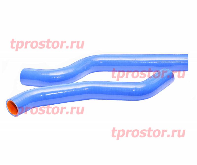 2114-1303000-02 Комплект патрубков радиатора из 2 шт ВАЗ-2114 (синий-силикон)