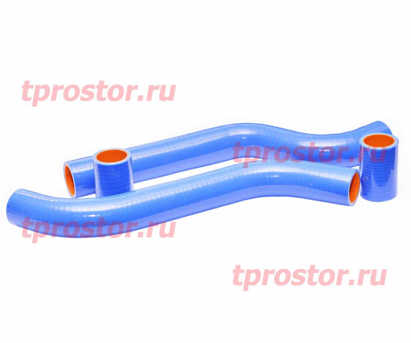 2114-1303000-04 Комплект патрубков радиатора из 4 шт ВАЗ-2114 (синий-силикон)