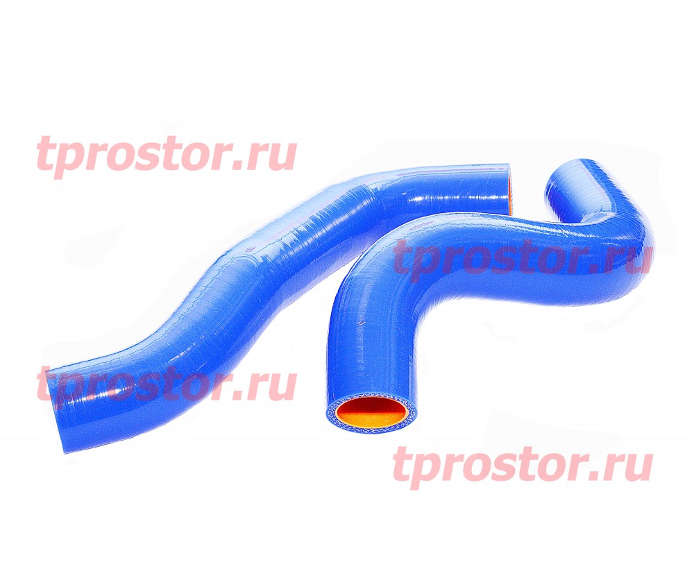 2123-1303000 Комплект патрубков радиатора ВАЗ-2123 ШЕВРОЛЕ (синий-силикон)