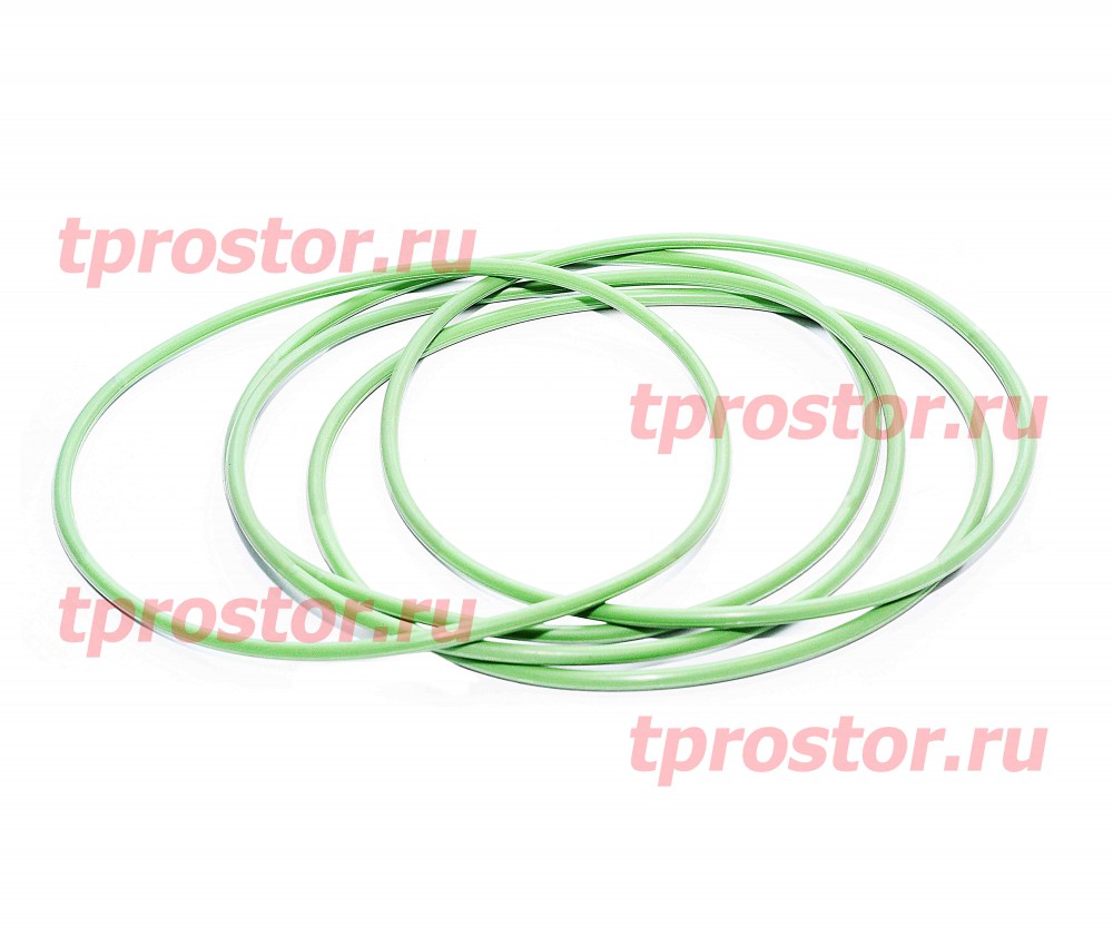 236-1002031 Кольцо уплотнительное под гильзу МАЗ (узкое,зеленый-силикон)