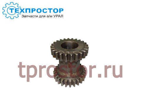 236-1701082-С Блок шестерен заднего хода (24-25 зуб.) (старого образца) (оригинал)