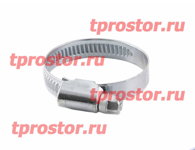 25-40 Хомут червячный (нержавеющая сталь) Китай