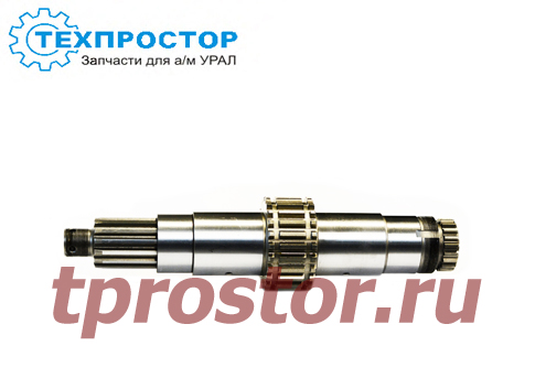 375-1802023-К Вал первичный раздаточной коробки (УРАЛ-375.4320.5557) ,КИТАЙ