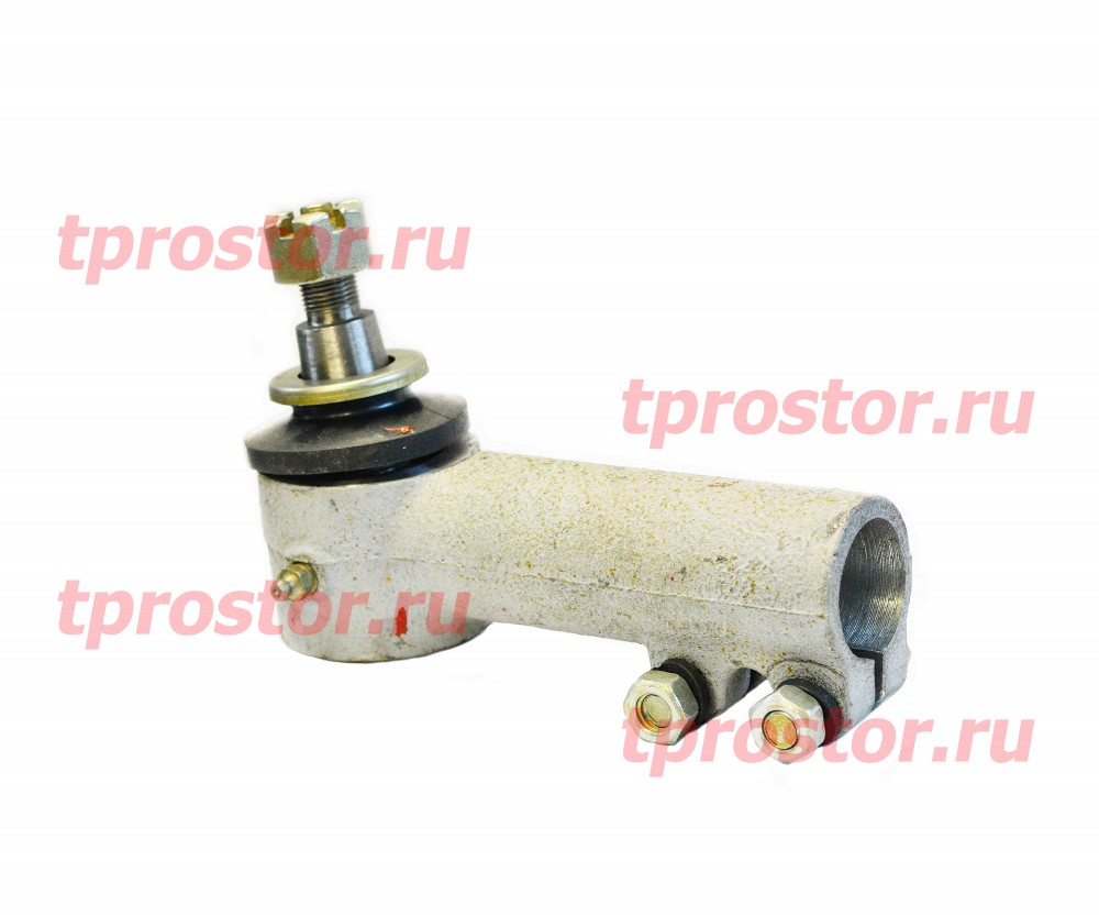 375-3003057-01 Наконечник тяги рулевой трапеции левый ,круглый пыльник (М18*1,5) АЗ УРАЛ