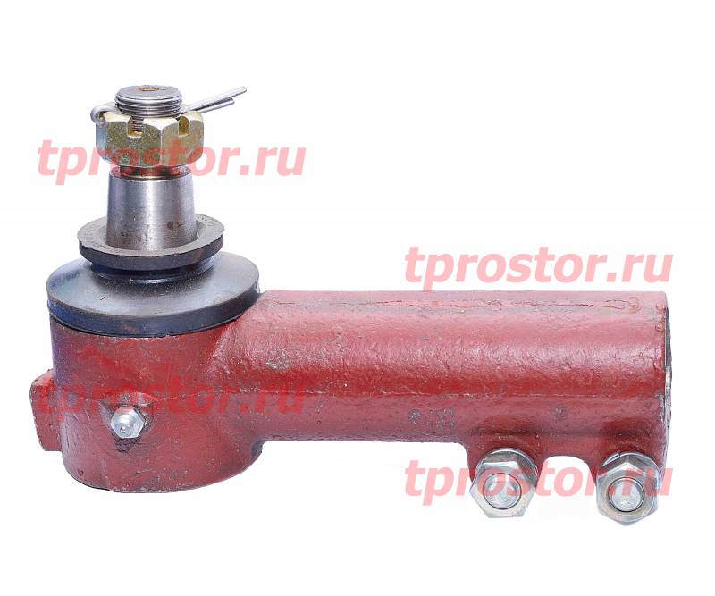 375-3003057-10 Наконечник тяги рулевой трапеции левый ,круглый пыльник (усиленный палец)