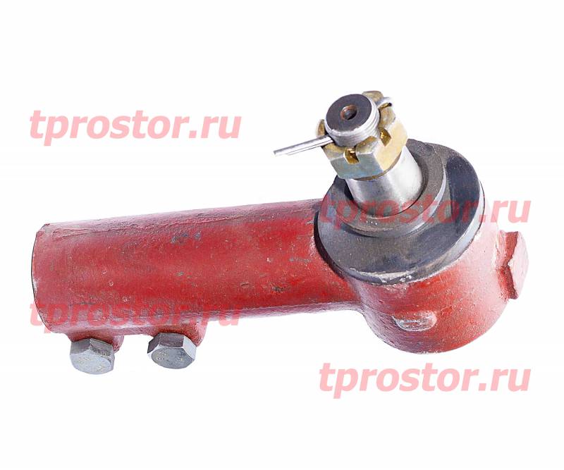 375-3003057-10 Наконечник тяги рулевой трапеции левый ,круглый пыльник (усиленный палец)