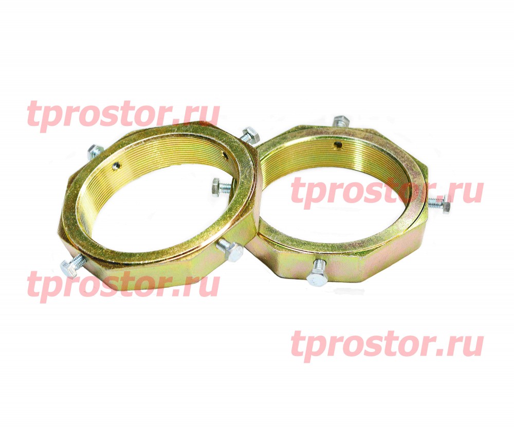 375-3103000-Т Гайка подшипника универсальная.ТЕХПРОСТОР(из поковки,с гальваническим покрытием)  375-3103000