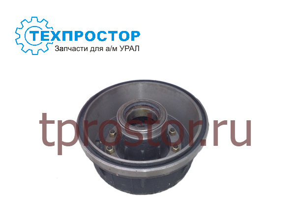 375-3103002 Ступица колеса с барабаном в сборе (2 подшипника и манжета) консервация