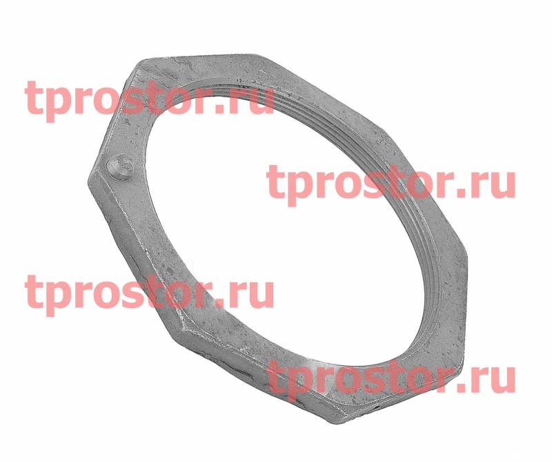 375-3103076 Гайка подшипника колеса (с бобышкой),АЗ УРАЛ