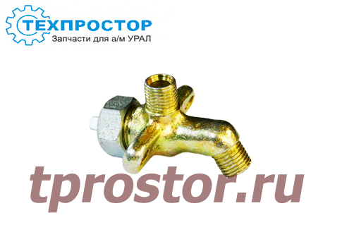 375-4224120-Ж-Т Кран колесный в сборе (корпус из стали) ТЕХПРОСТОР 375-4224120-Ж