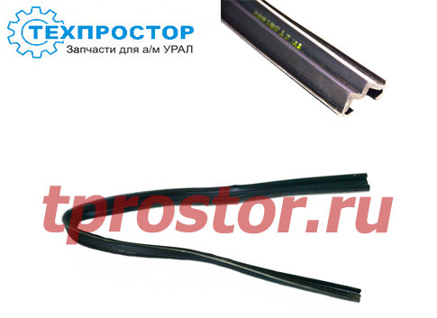 377-6103262-02 Желобок в стойку (узкий) бархотка