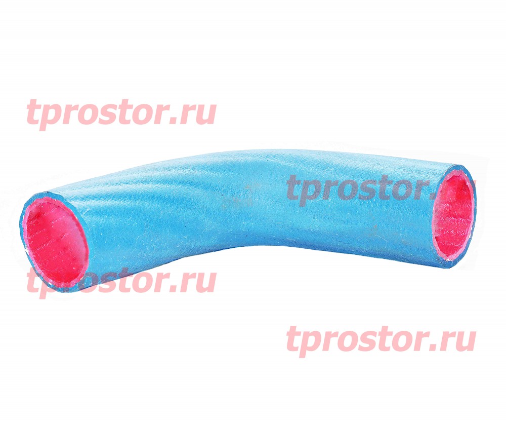 4320-1015573 Патрубок соединения котла подогревателя (гнутый-СИНИЙ) (ПЖД)