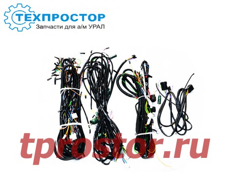 4320-3724001-02 Электропроводка дв. ЯМЗ-236, 238 (на раму,двигатель.кабину) (замок ваз, евро фонари)