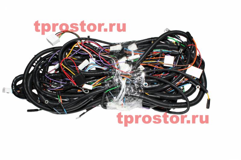 4320-3724001-13 Электропроводка дв. ЯМЗ-236, 238 (на раму,двигатель.кабину)ВК-353, старые фонари