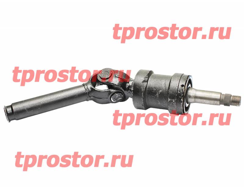 4320Я-3402073-10 Вал рулевого управления без 35-го шарнира (Крепление хомутами)
