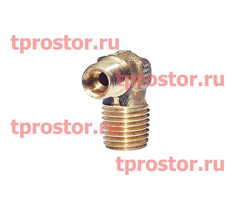 4320Я-3509266 Угольник маслоподводящей трубки компрессора,АЗ УРАЛ