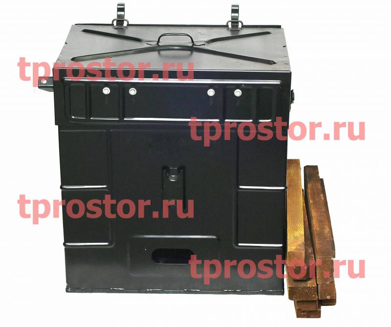 4320Я2-3748007 Ящик аккумуляторных батарей в сборе с крышкой АЗ УРАЛ
