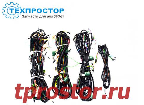 4320Я3-3720000 Электропроводка Урал-4320 двЯМЗ-236НЕ2(на раму,двиг,кабину)(евро фонари,до 2010г)