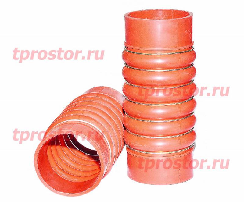 4320Я5-1109215 Шланг интеркуллера (красный-силикон,ЕВРО-4) АЗ УРАЛ