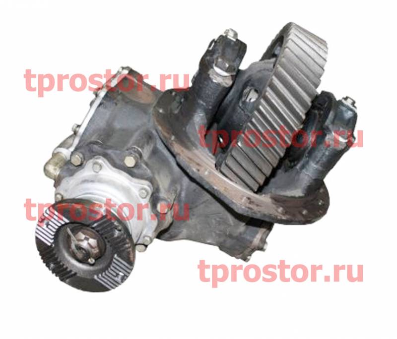 4320ЯХ-2402010-30 Редуктор заднего моста усилен. (15 отв, 48-Х зуб.,i=6.77) БМКД, торц.шлиц, АЗ УРАЛ
