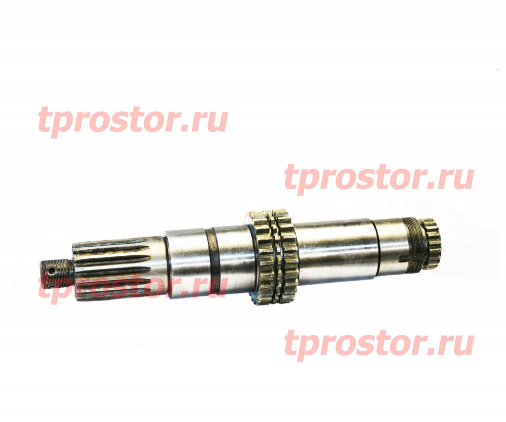 4320ЯМ-1802025-20 Вал первичный разд. коробки (2014 г. в.) (уст. без втулки) АЗ УРАЛ (см. без тире)