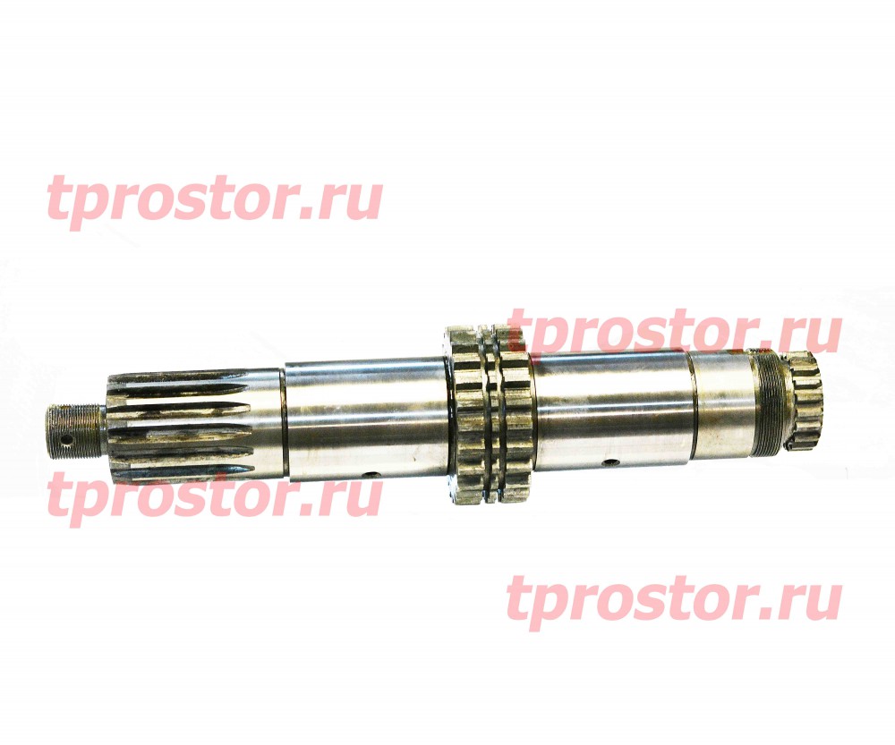 4320ЯМ-1802025 Вал первичный раздаточной коробки (установка с втулкой) АЗ УРАЛ