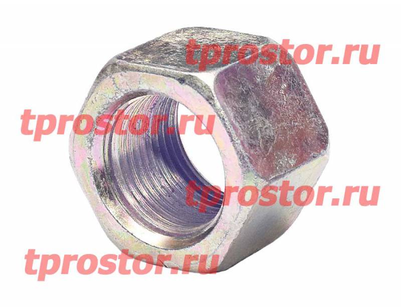 4322-2912410-К38 Гайка задней стремянки усиленная,КИТАЙ (М27*2) под ключ 