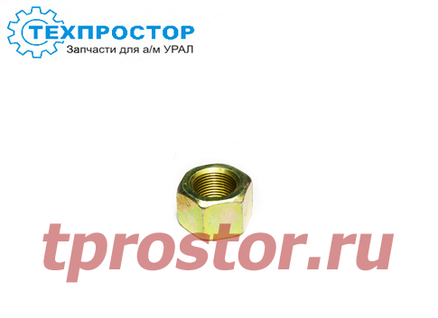 4322-2912410-К41 Гайка задней стремянки усиленная,КИТАЙ (М27*2) под ключ 