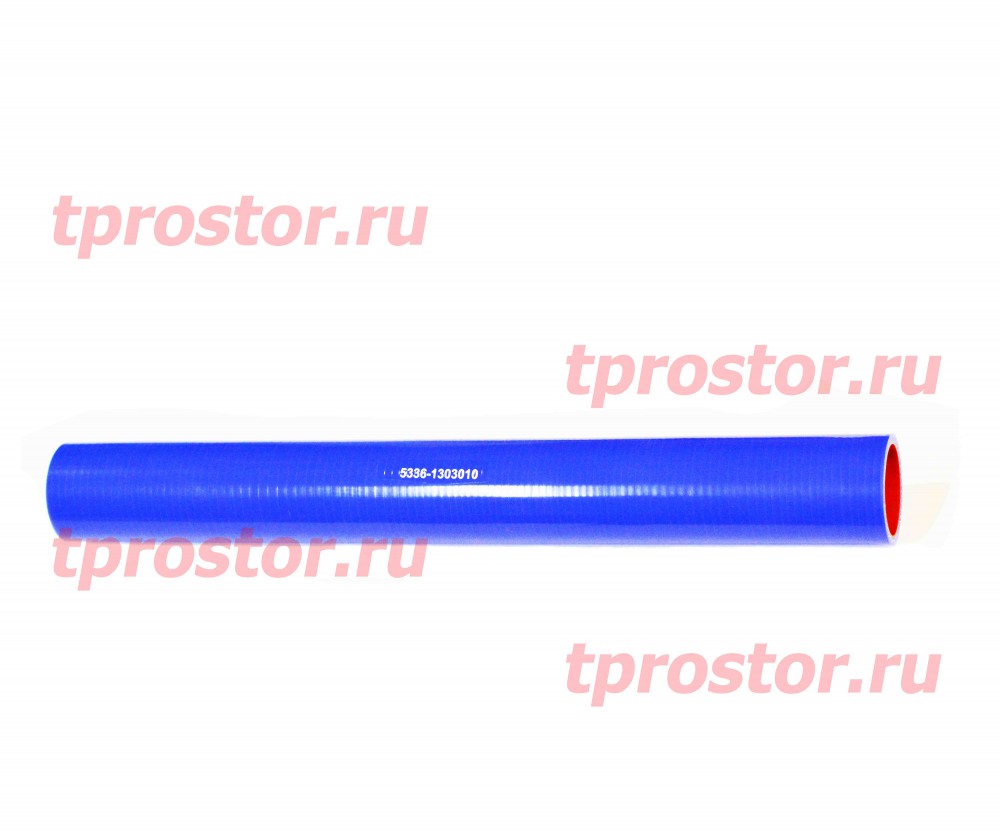 5336-1303010-03 Патрубок радиатора верхнии МАЗ (синий) (42*420) (3 слоя,4 мм)