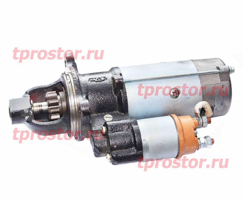 5432-3708 Стартер редукторный (крепление на болты) МАЗ-ЕВРО,10 зубов