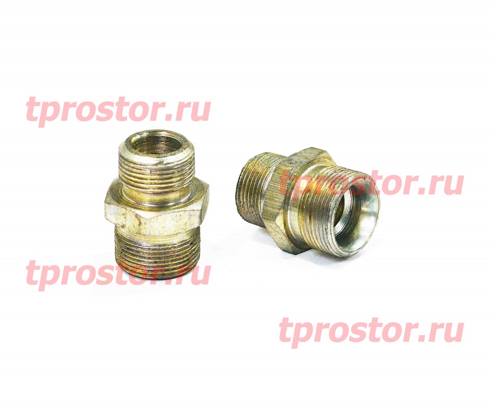 5557-8609053 Штуцер гидроцилиндра подъема платформы,АЗ УРАЛ