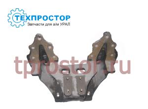 55571-2918155 Кронштейн балансира задней подвески (левый) (без отверстий) АЗ УРАЛ