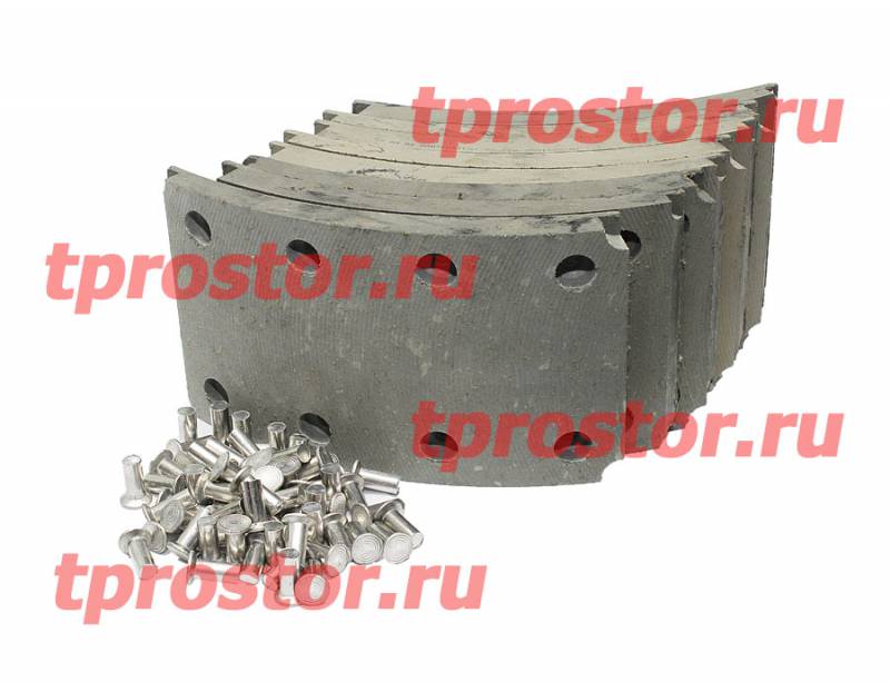 55571Х-3501105-01 Ремкомплект тормозных накладок на под монокль(компл.из 8 шт) сверленная