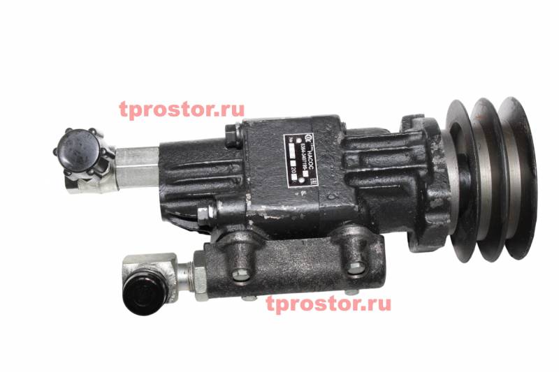 6363-3407200-01 Насос ГУР в сборе с коллектором,шкивом,штуцером,АЗ УРАЛ