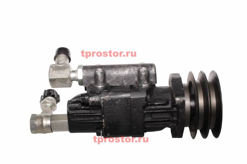 6363-3407200-01 Насос ГУР в сборе с коллектором,шкивом,штуцером,АЗ УРАЛ