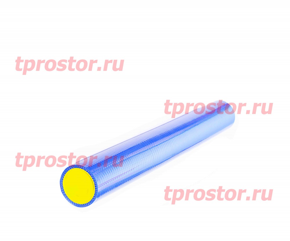 6437-1303024 Патрубок радиатора верхний КРАЗ,синий-силикон (42*450)