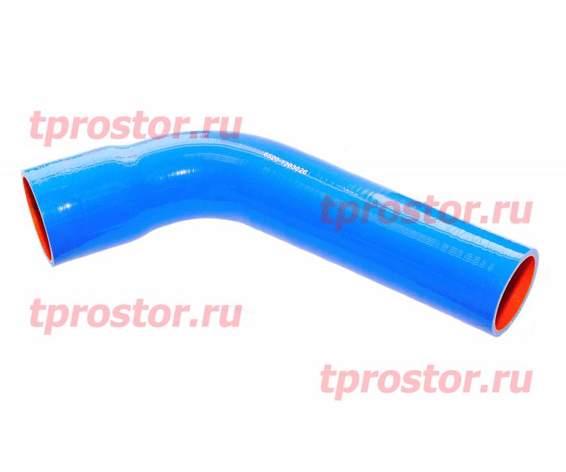 6520-1303026 Патрубок радиатора нижний К_А_М_А_3,синий-силикон (280*70)