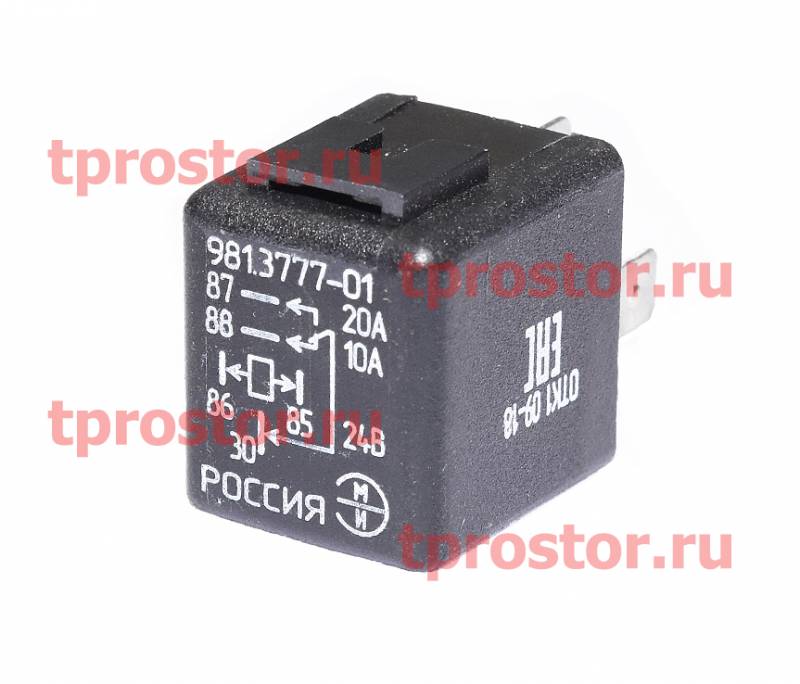 901-3747 ЭМИ Реле 5-контактов, без кронштейна, аналог 98-3777  751-3777