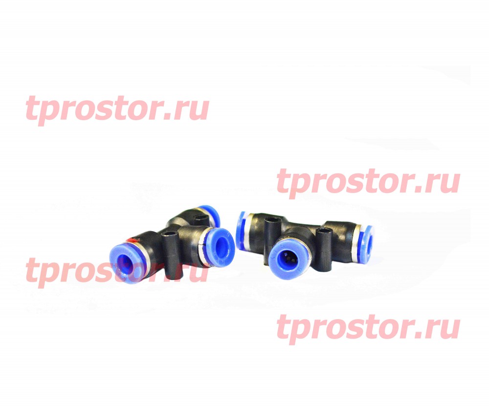 БАК 90306 Фитинг соеденительный тройник ПЛАСТИК (6 мм) БелАвтоКомплект