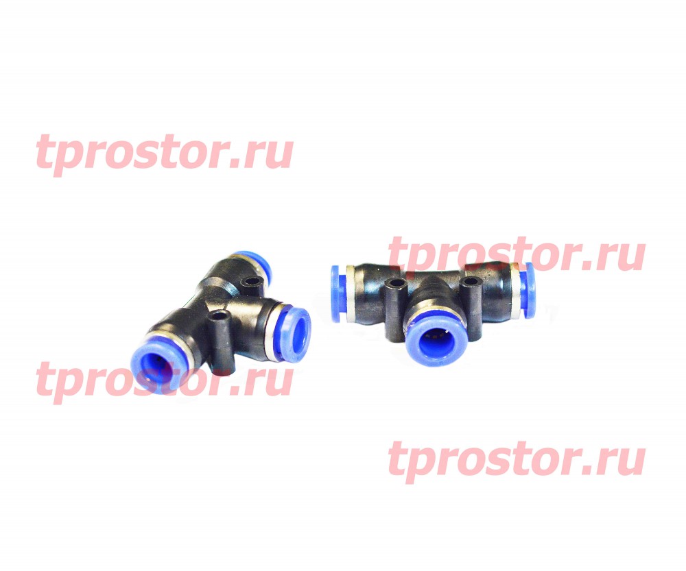 БАК 90308 Фитинг соеденительный тройник ПЛАСТИК (8 мм) БелАвтоКомплект