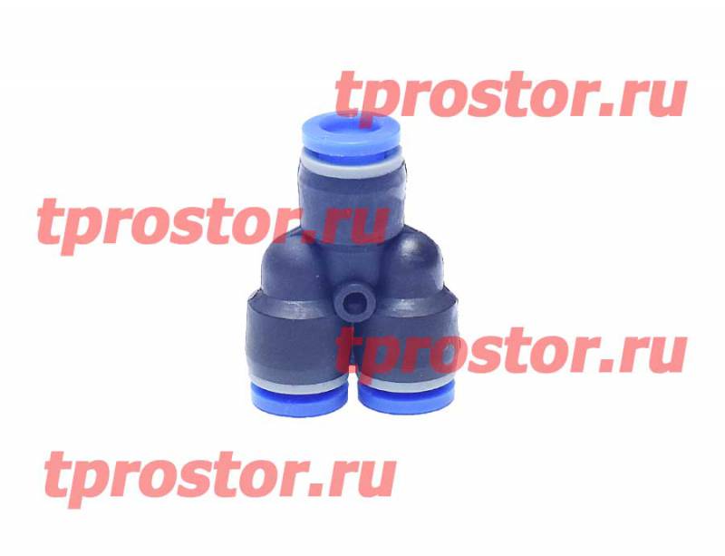 БАК 90358 Фитинг соеденительный Y-образный ПЛАСТИК (8 мм) БелАвтоКомплект