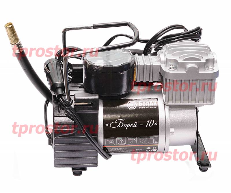 БАК 99151 Компрессор для накачки шин Борей-10 (12V 35 л/мин) БелАвтоКомплект