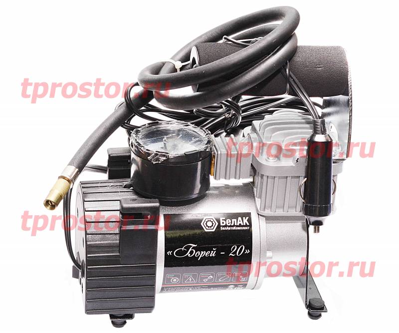 БАК 99152 Компрессор для накачки шин Борей-20 (12V 35 л/мин) БелАвтоКомплект