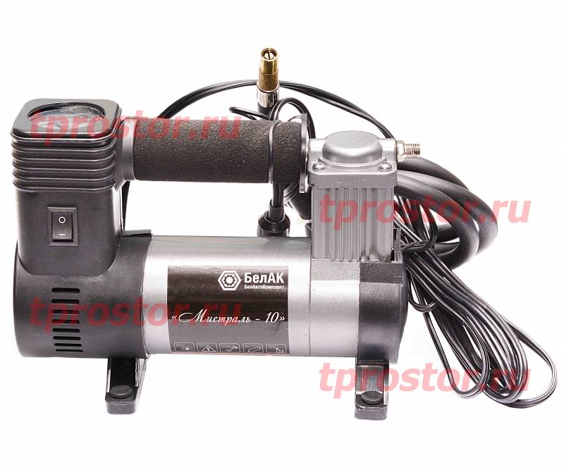 БАК 99155 Компрессор для накачки шин Мистраль-10 (12 V 27 л/мин) БелАвтоКомплект